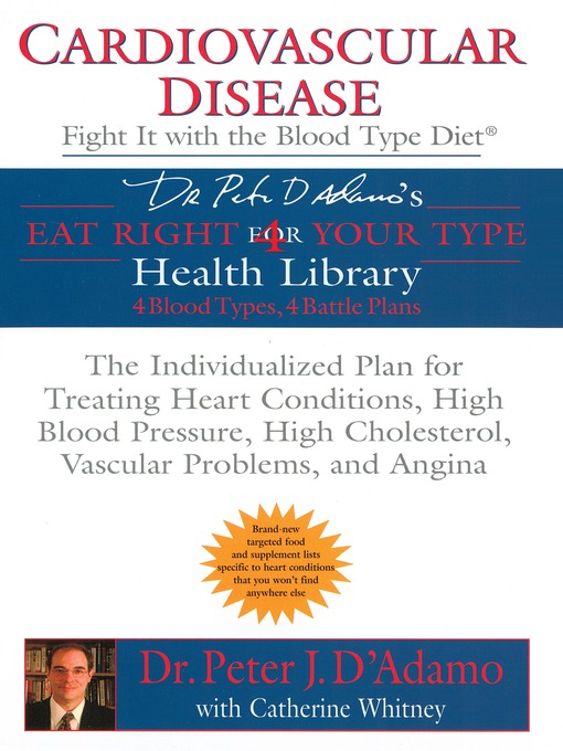 Title details for Cardiovascular Disease by Dr. Peter J. D'Adamo - Available